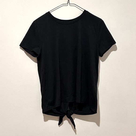 NWT Madewell Black Knot Back Tee - Picture 4 of 5